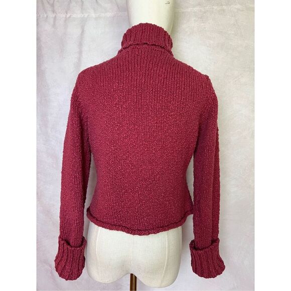 Red Sundance Turtleneck Sweater - Picture 2 of 5